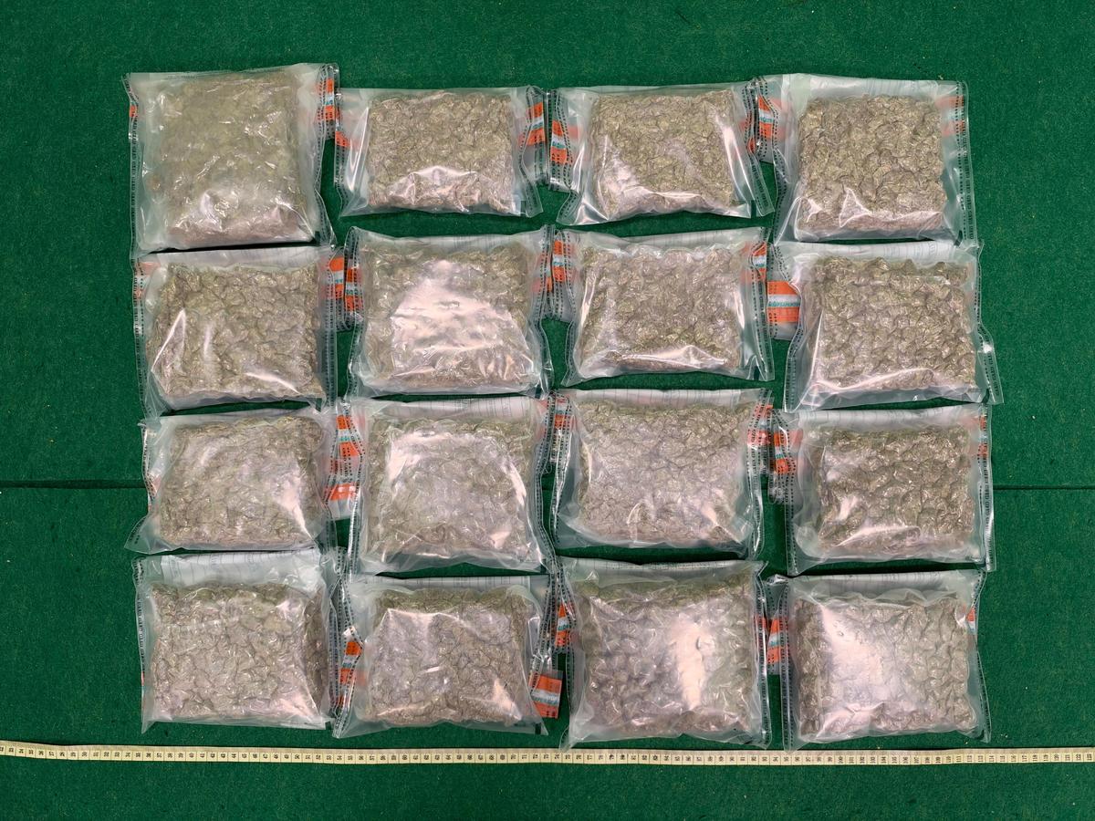 機場破兩宗販毒案 拘兩內地男