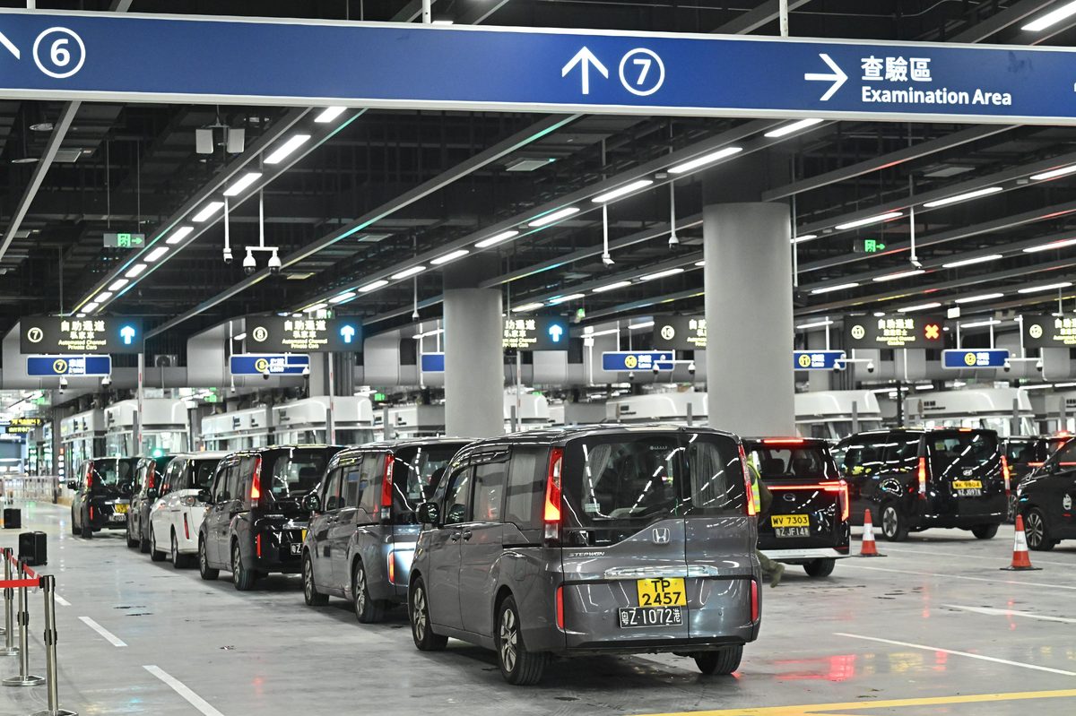 皇崗口岸第二次壓力測試 千人車萬人演練