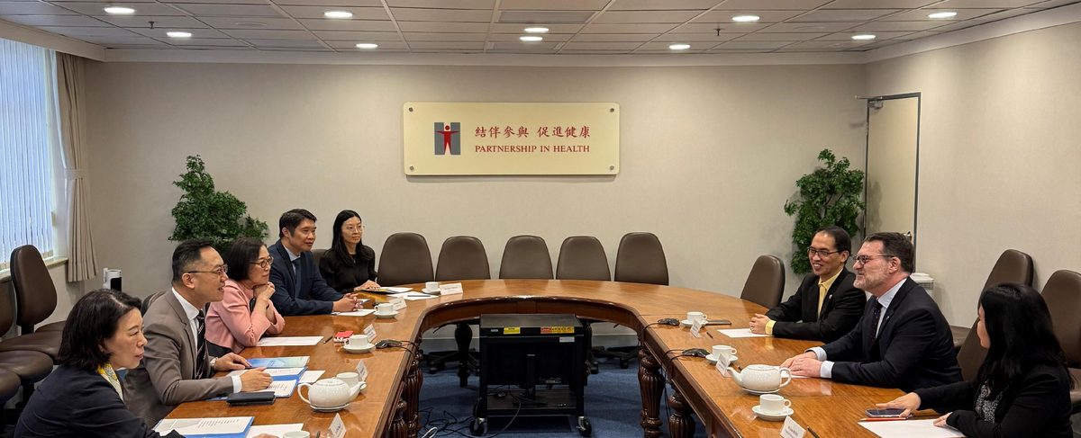 衞生署與世衞煙草框架秘書處新任首長會面