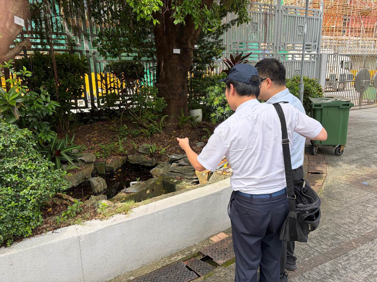 食環署公布八月份第七批蚊患指數